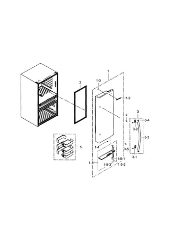 Refrigerator door r