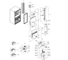 Samsung RF24FSEDBSR/AA-03 refrigerator door l diagram