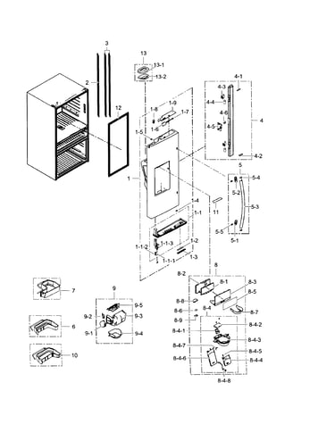 Refrigerator door l