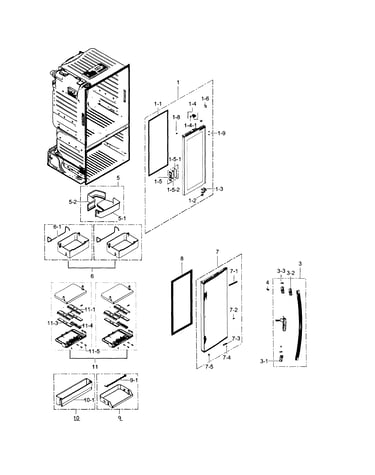 Refrigerator door r