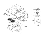 Bosch NEM7522UC/01 cooktop assy diagram