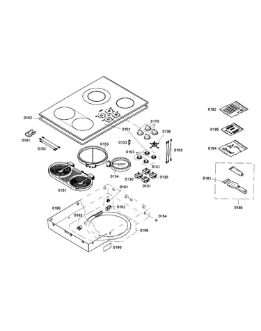 Cooktop assy