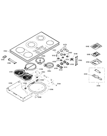 Cooktop assy