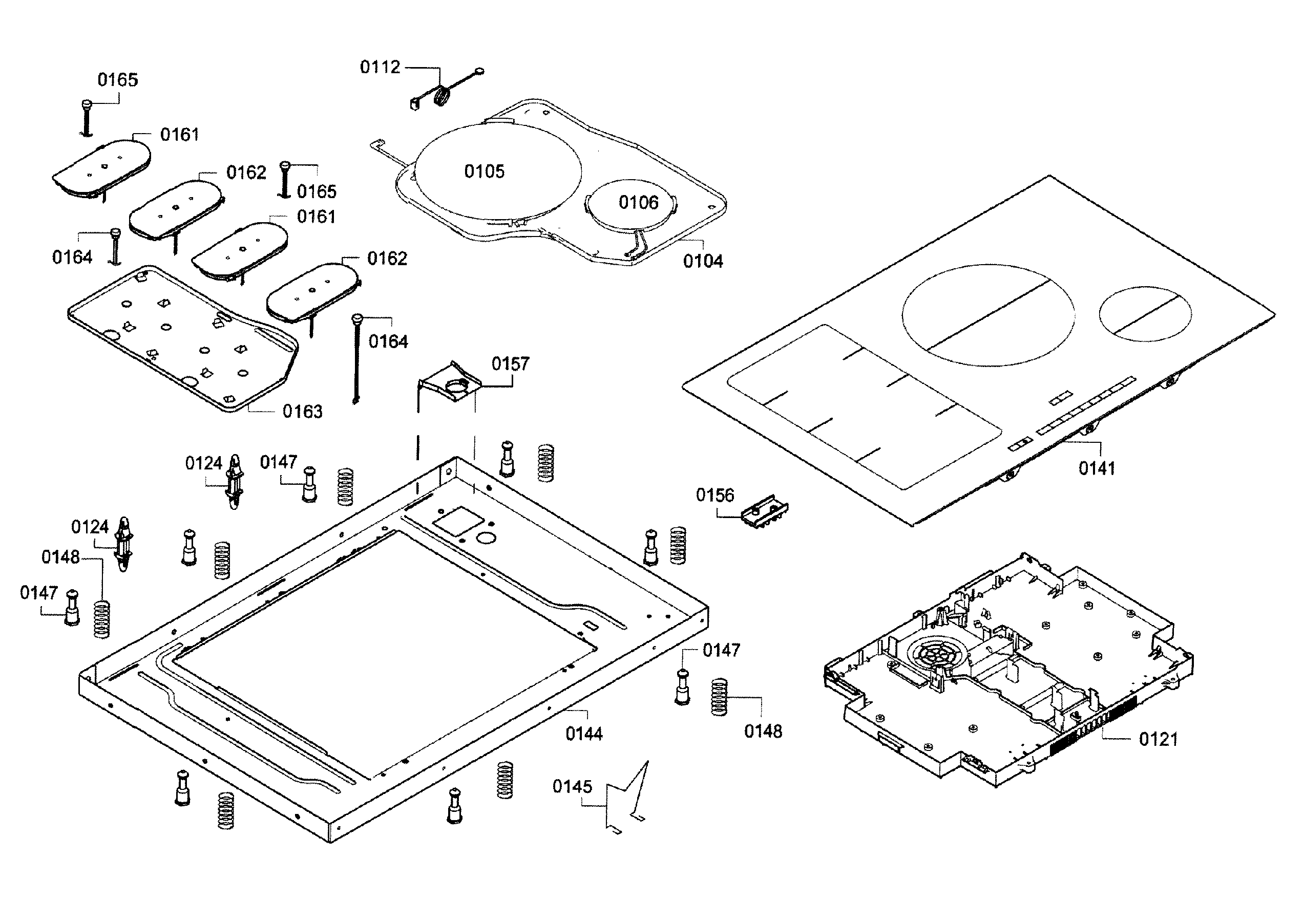 Cooktop assy