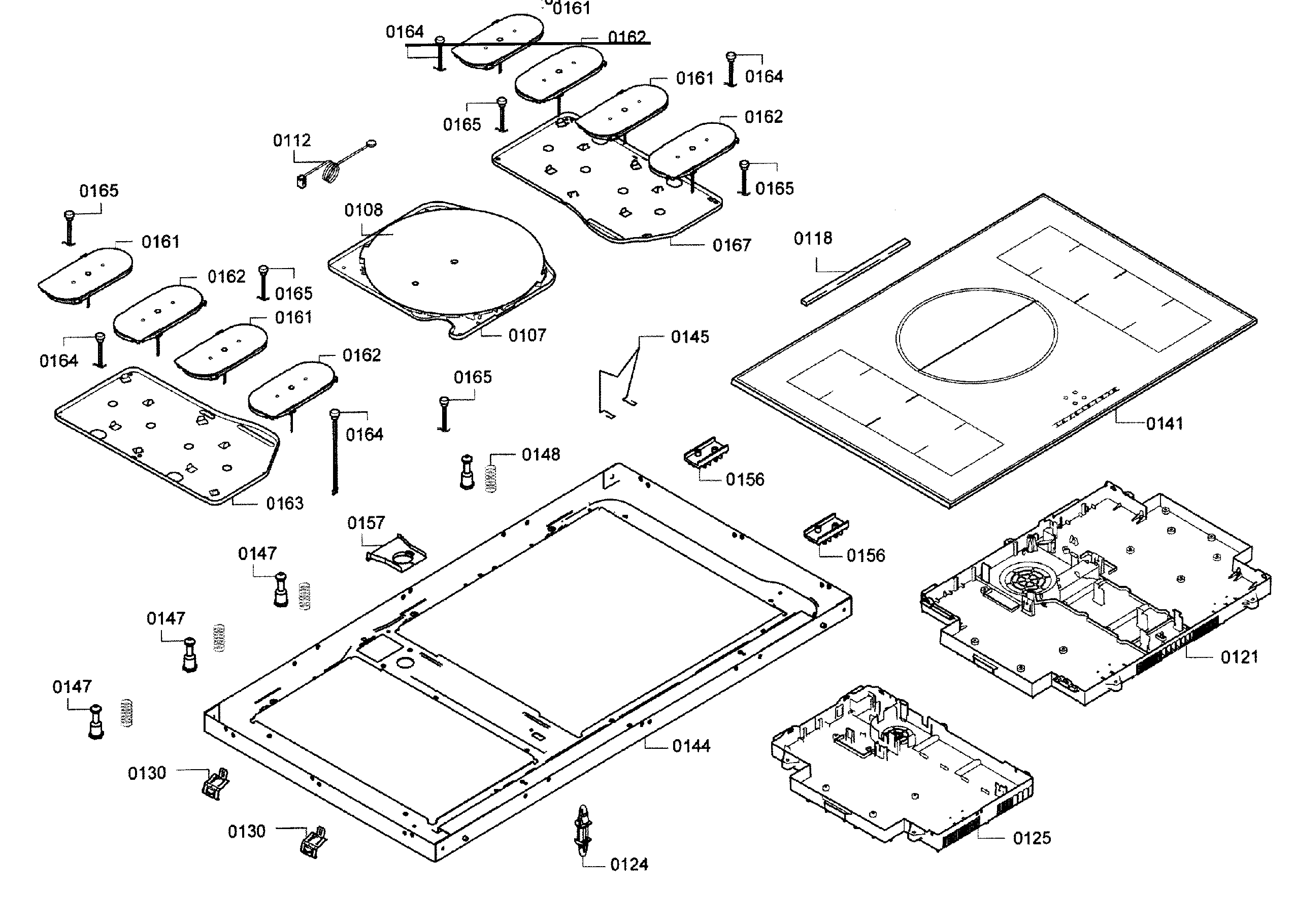 Cooktop assy
