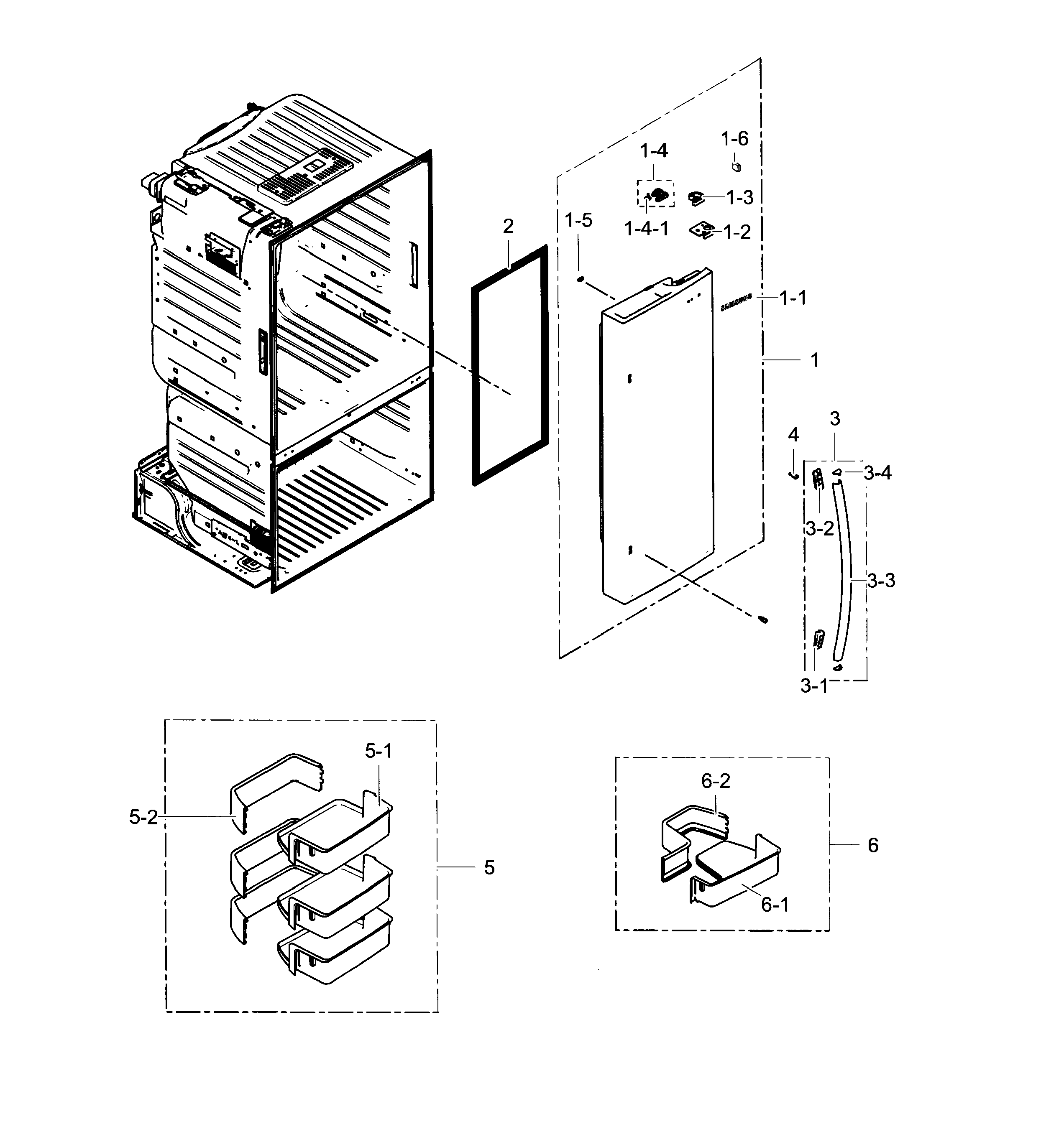Fridge door r