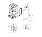 Samsung RF23HCEDTSR/AA-02 fridge door r diagram