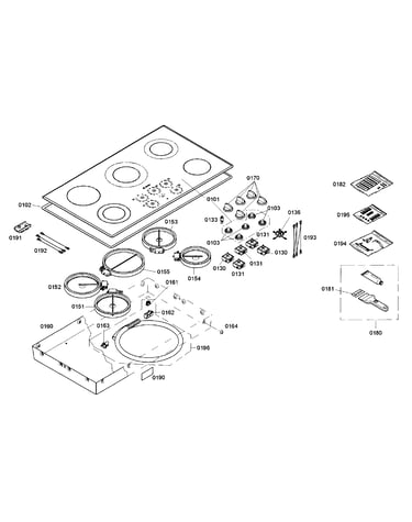 Cooktop assy