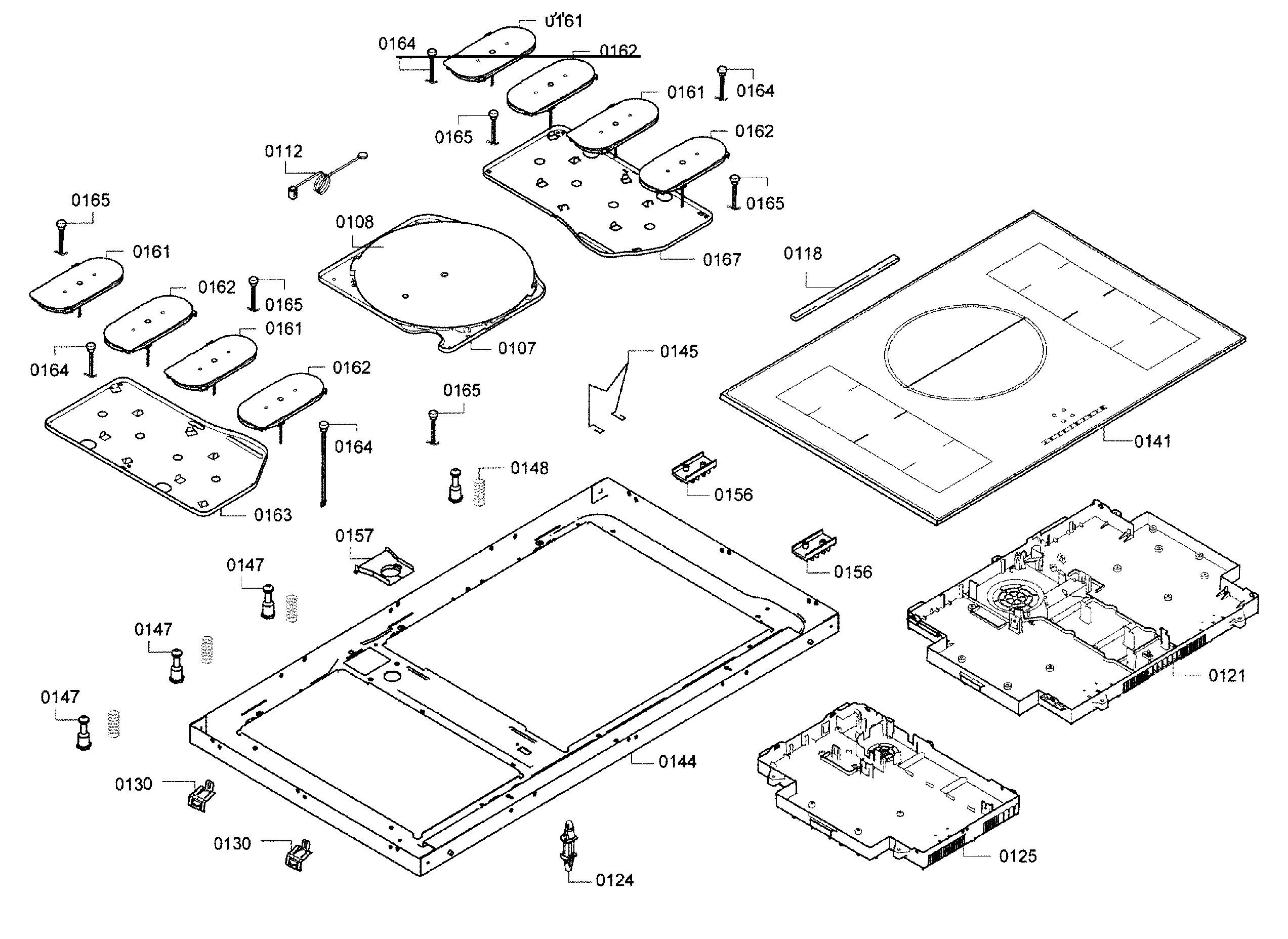Cooktop assy