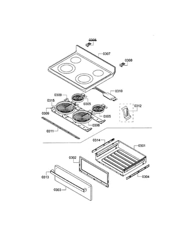 Burner/broiler assy