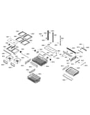 Shelf/rack assy