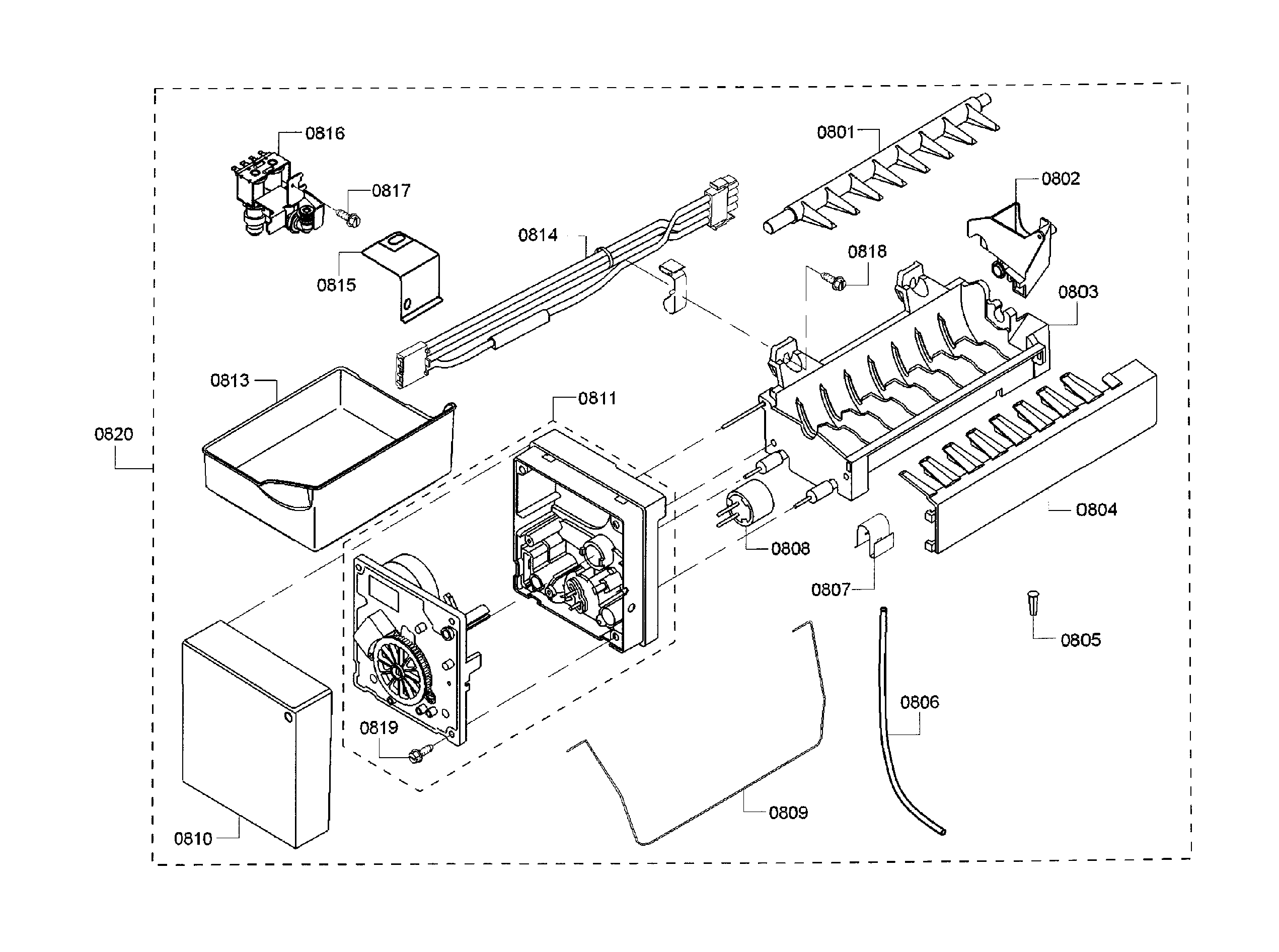 Ice maker assy