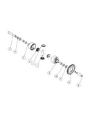Gear&wheel assy