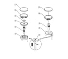 Fisher & Paykel OR30SLDGX1-70874-A burner assy diagram