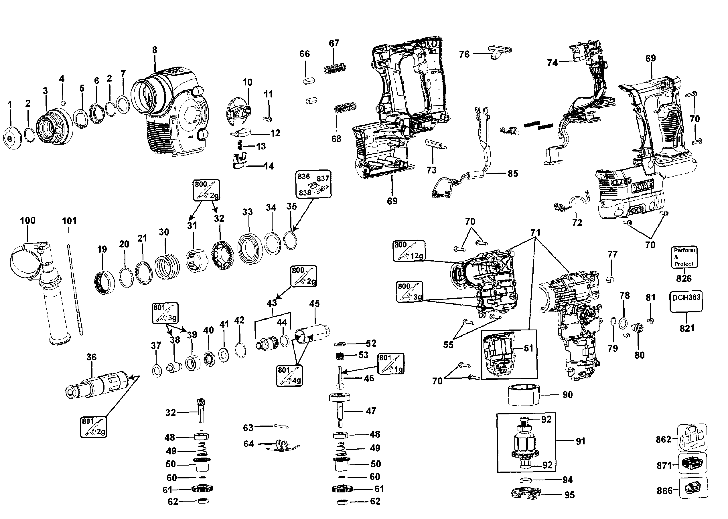 Drill assy