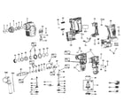 DeWalt DCH253B TYPE 1 drill hammer assy diagram