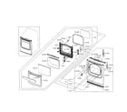 Samsung DV5471AGP/XAA-00 front & door diagram