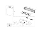 Samsung DV5471AGP/XAA-03 control panel diagram