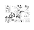 Samsung DV5471AEW/XAA-02 main assy diagram