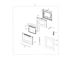 Samsung FE710DRS/XAA-02 door assy diagram