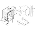 Bosch SHE3AR75UC/21 cavity & frame diagram