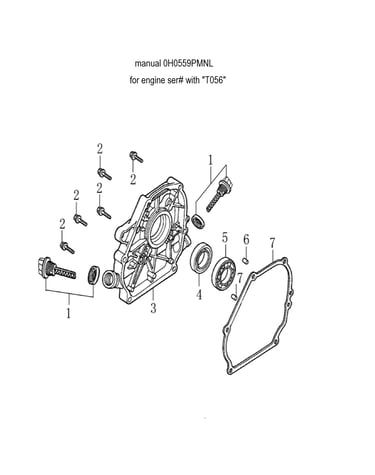 Crankcase cover