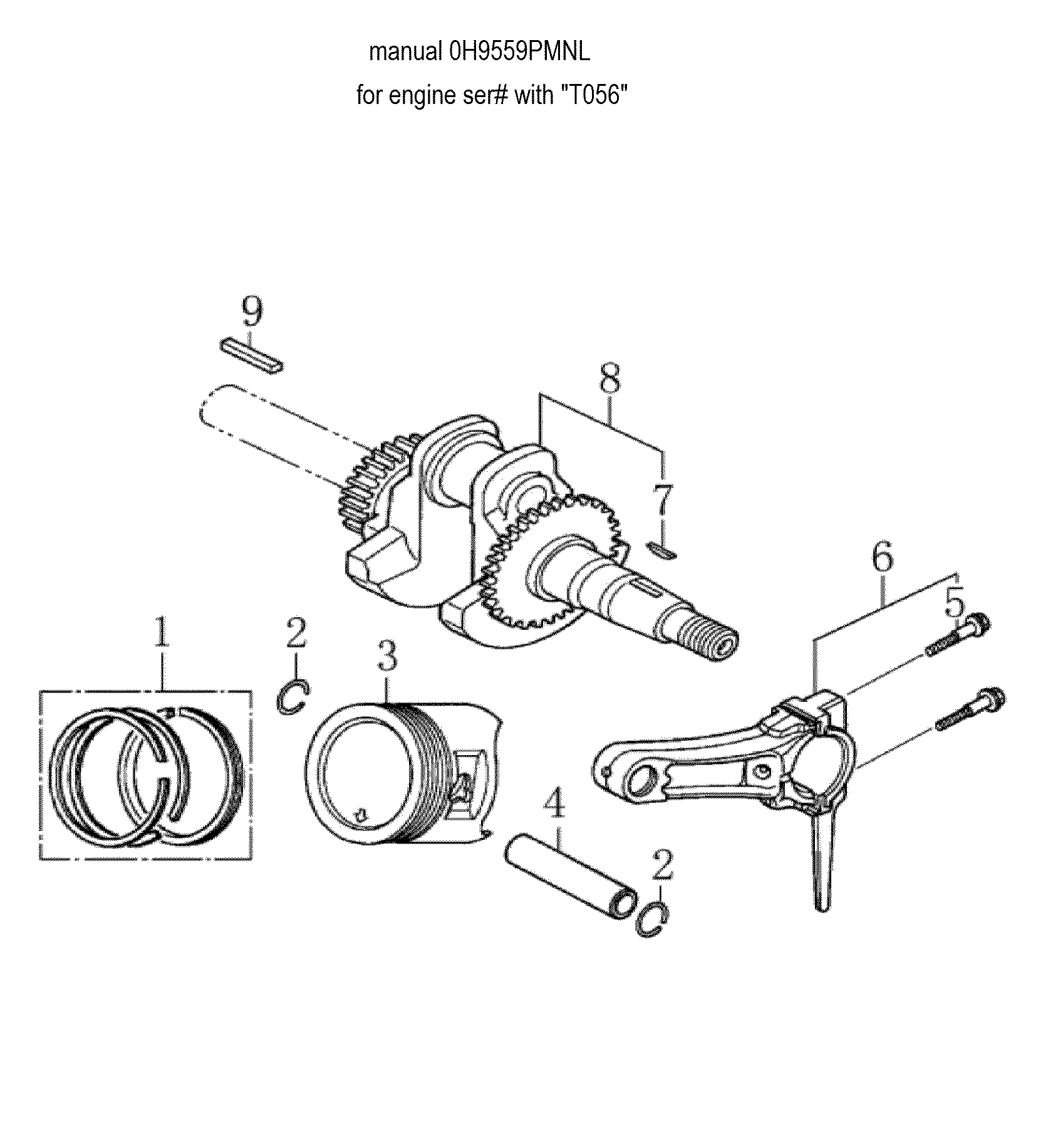 CRANKSHAFT & PISTON