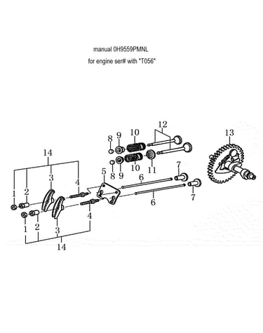 Rocker/camshaft