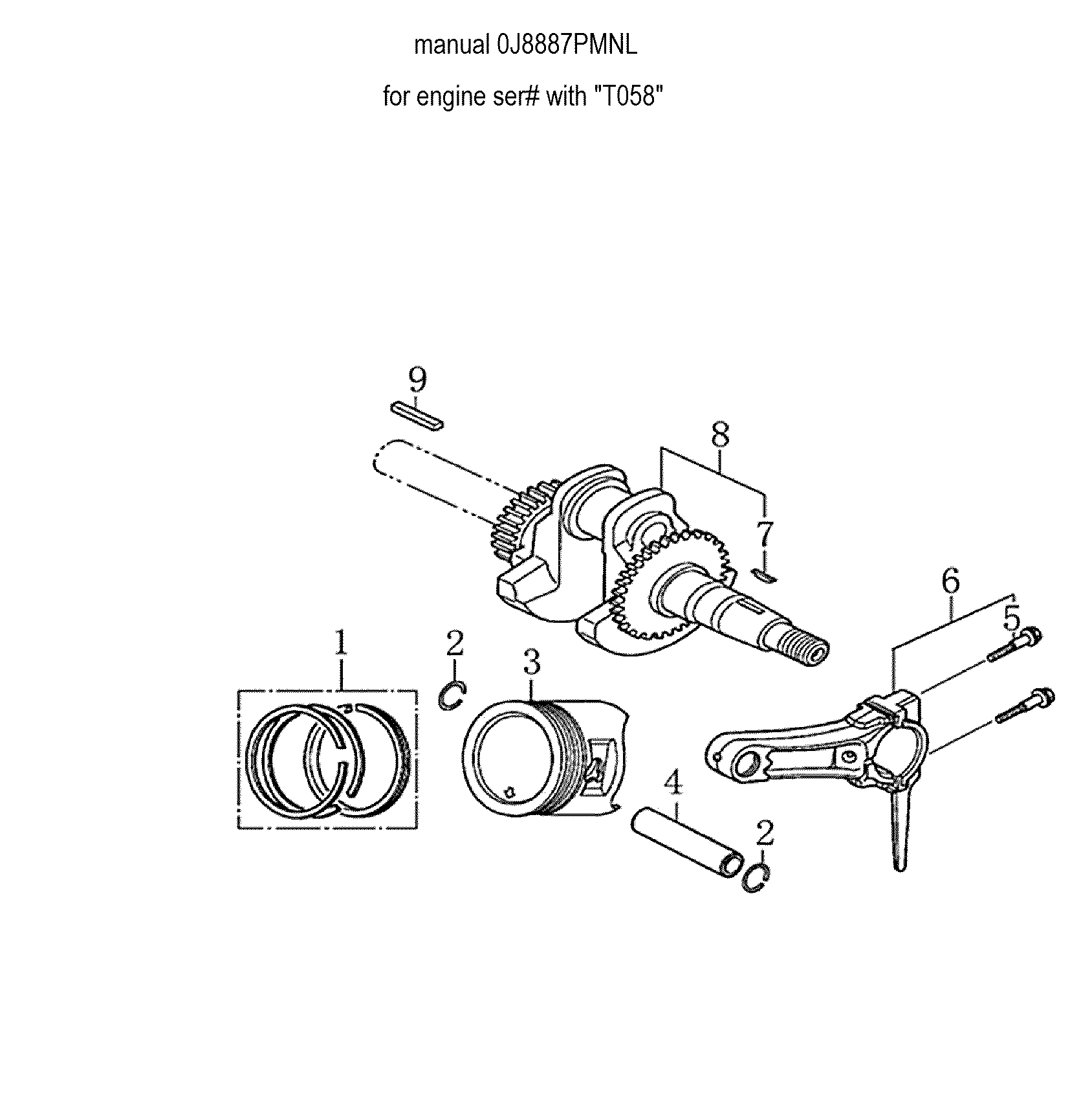 CRANKSHAFT & PISTON