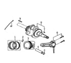 Generac 006602-0 crankshaft & piston diagram