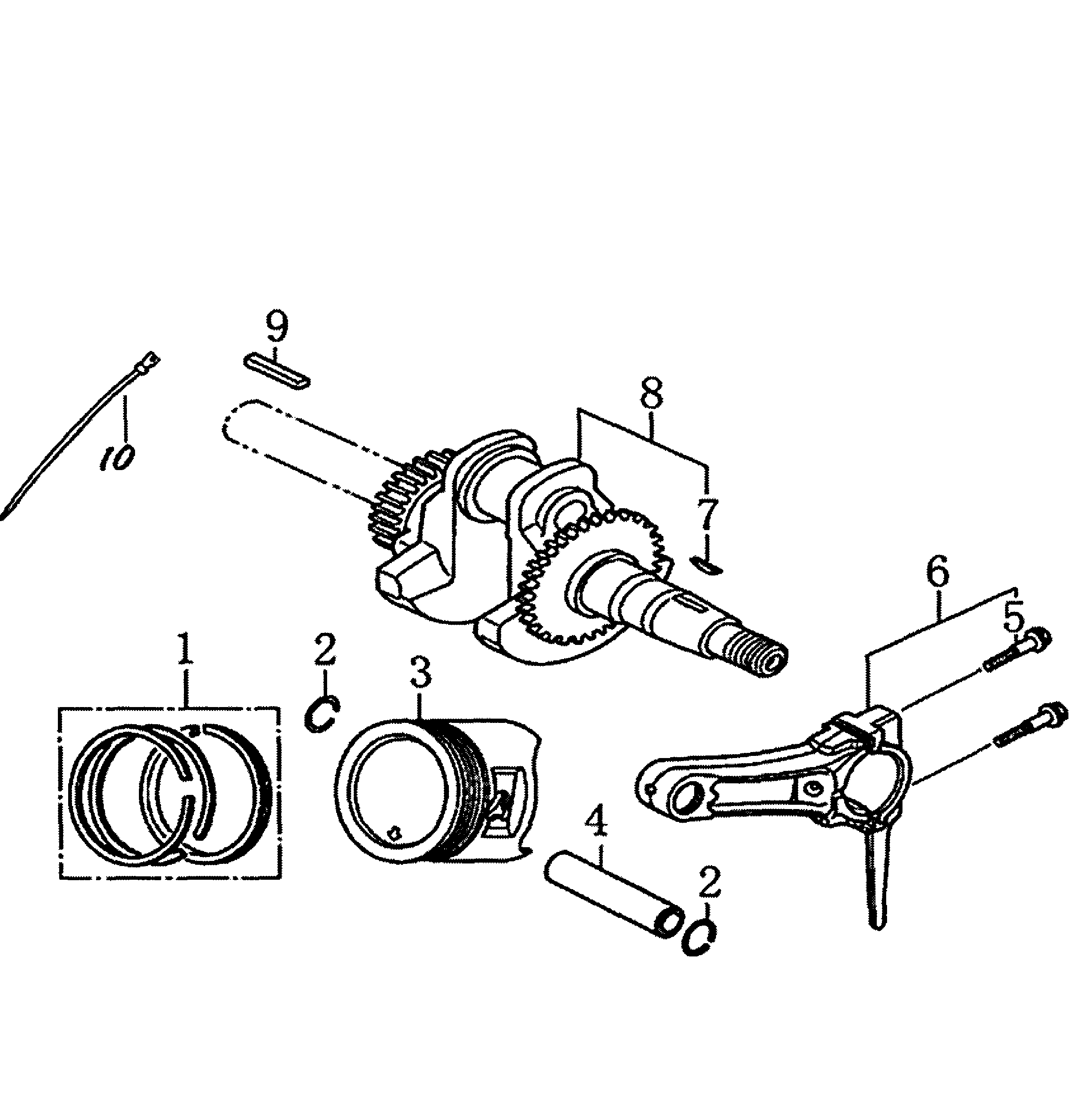 Crankshaft & piston