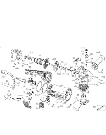 Grinder assy