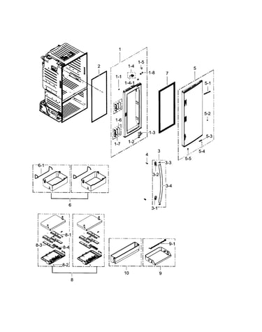 Refrigerator door r
