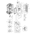 Samsung RF30HDEDTSR/AA-02 refrigerator door l diagram