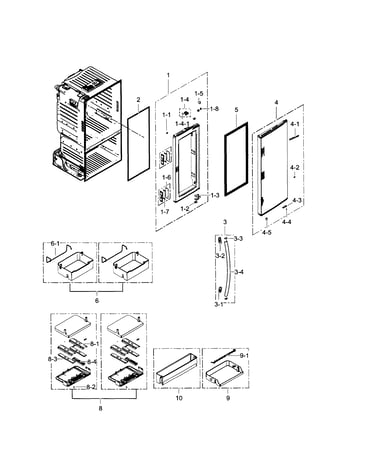 Refrigerator door r