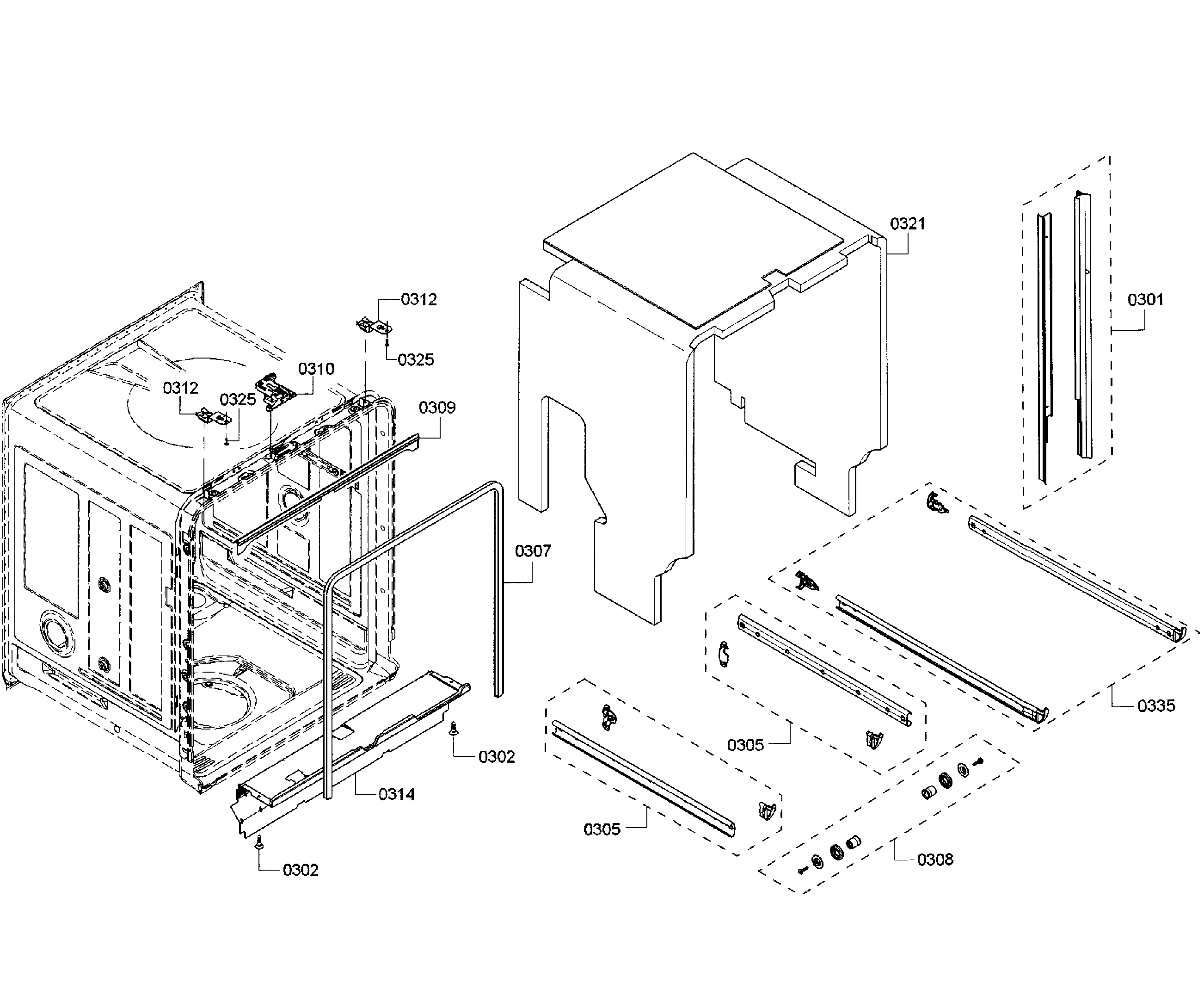 Frame & cavity