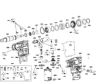 DeWalt DC212KL TYPE 1 motor assy diagram