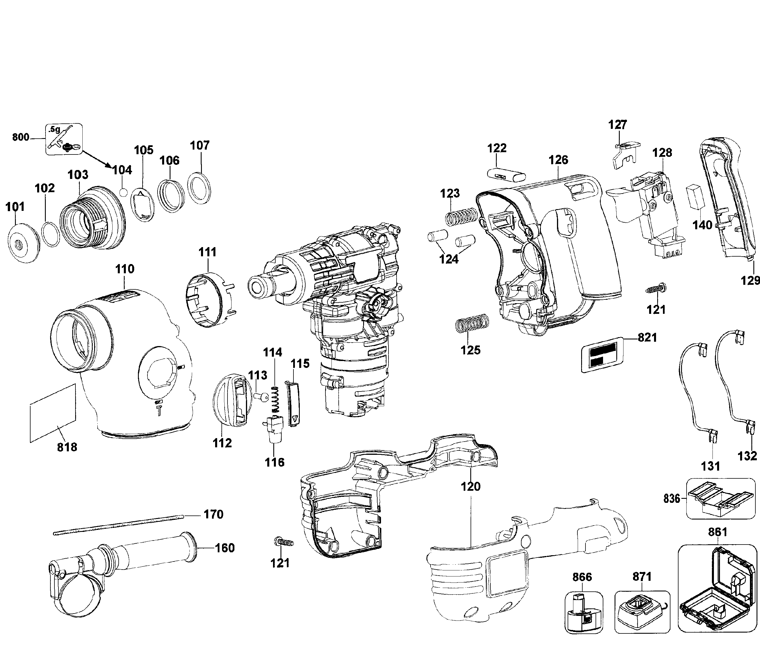Case & outer assy