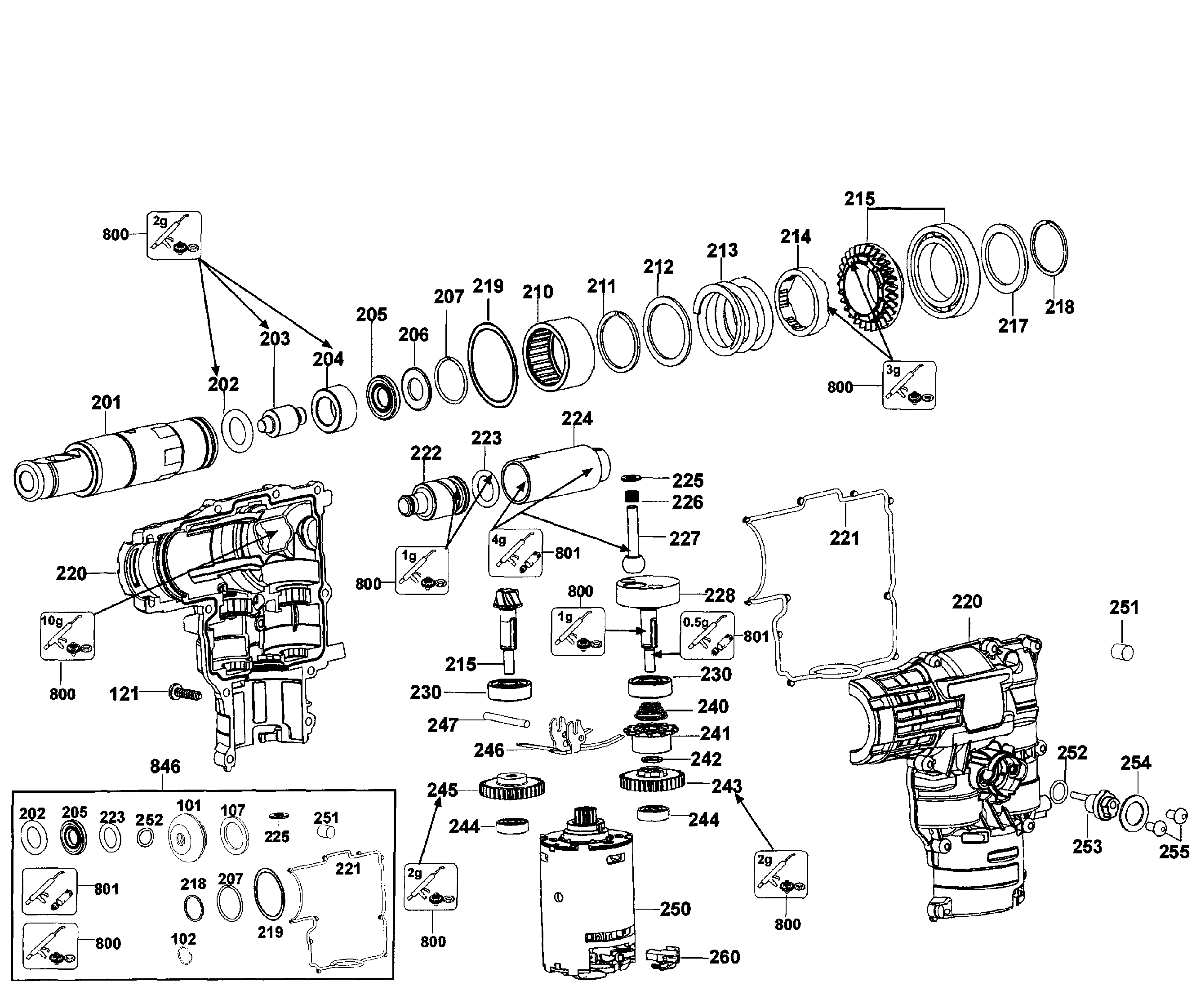 Drill assy