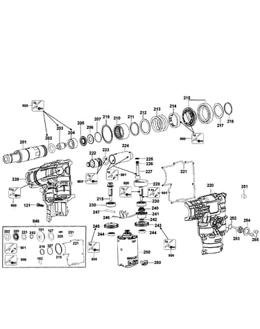 Drill assy