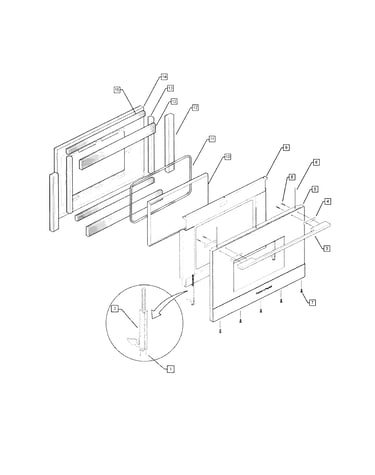 Oven door