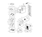 Samsung RS22HDHPNBC/AA-00 freezer diagram