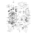 Samsung RF23HTEDBSR/AA-00 cabinet diagram