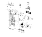 Samsung RFG237AABP/XAA-02 cabinet diagram