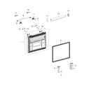 Samsung RFG237AABP/XAA-02 freezer door diagram