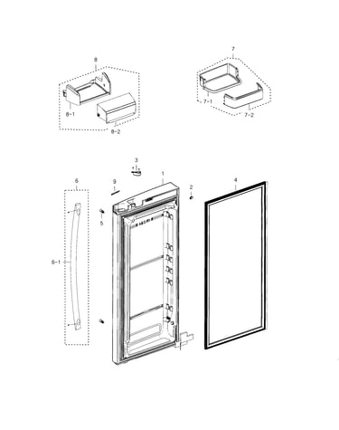 Fridge door r