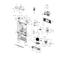 Samsung RFG237AABP/XAA-04 cabinet diagram