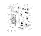 Samsung RFG237AABP/XAA-05 cabinet diagram