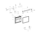 Samsung RFG237AARS/XAA-01 freezer door diagram