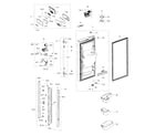 Samsung RFG237AARS/XAA-01 fridge door l diagram